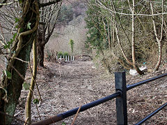 
Halls Road level crossing, West End, Abercarn, January 2021
