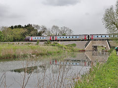 
Ocean Basin railway bridge on the the Stroudwater Canal, Stonehouse, April 2024