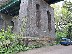 
Ocean Basin railway viaduct near the the Stroudwater Canal, Stonehouse, April 2024