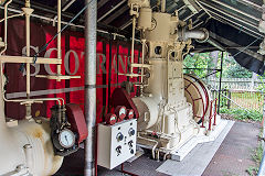
1912 Browett and Lindley compound generator at Papplewick, July 2019