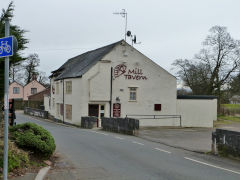 The Mill Inn, Coed Eva, Cwmbran, the tramway ran to the right, behind it, February 2012