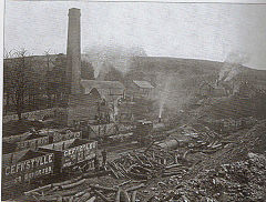 'Whitehead' at Cefnstylle Colliery, c1908, © Photo courtesy of The Gowerton Starch Facebook page.