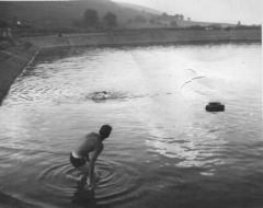 Henllys Colliery Lower reservoir, © Photo courtesy of unknown photographer