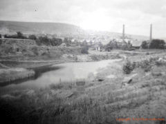 Llandowlais Brickworks claypits, Oakfield © Photo courtesy of John Jenkins