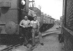 
'Whitehead' crossing Llandowlais Street, 1966