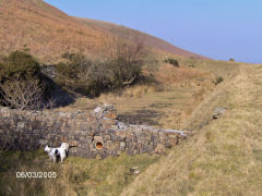 Henllys Colliery upper reservoir, March 2005