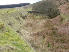 
Henllys Colliery upper reservoir, February 2012