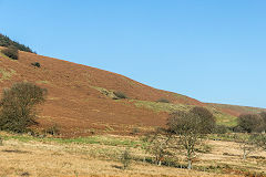 Henllys Colliery upper reservoir, December 2014