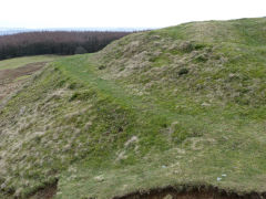 Henllys Colliery, the large quarry, February 2012