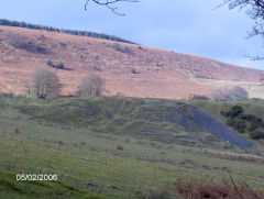 Henllys Colliery from Heol-y-badd Lane, February 2006