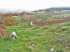 Henllys Colliery, small quarry, top of incline, November 2007