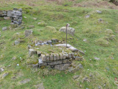 
Henllys Colliery, more foundations and an iron rod, February 2012