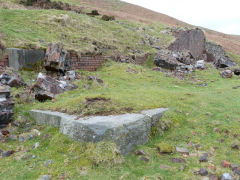 
Henllys Colliery upcast shaft foundations, February 2012