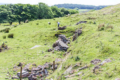Henllys Colliery upcast shaft general view, May 2016