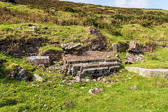 A panorama of the Upcast Shaft site, September 2016