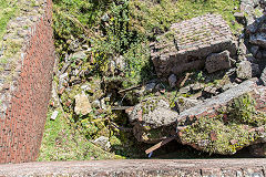 The upcast shaft, August 2016