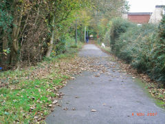 
Incline near the passing loop of the lower incline, November 2007