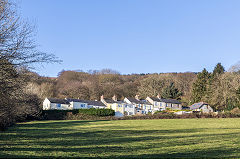 New Row, Henllys, the miners houses, December 2014