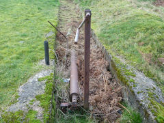 
Paintball channel and control, Blaen Bran, January 2012