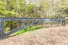 
Blewitts 1847 bridge girder, cast in Cwmbran Ironworks, April 2016