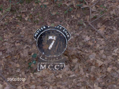 
Canal milepost at Cwmbran Tunnel, February 2005