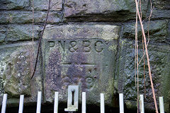 
'Water adit' drainage level with '1879' keystone, January 2014