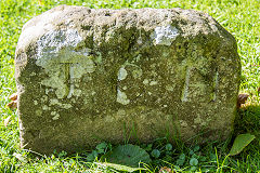 
'JCH' with 'M de S' on reverse, Upper Cwmbran Methodist Church, August 2016