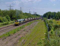 
Panteg, '66547' in 'Freightliner' livery, May 2009