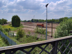 
Panteg steelworks in course of demolition site, May 2009