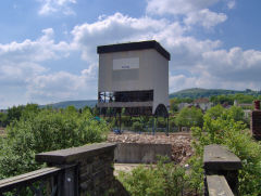 
Panteg steelworks in course of demolition site, May 2009