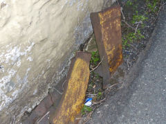 Tramplates at Merchant's Hill, Pontnewynydd, June 2013