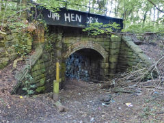 
Pentrepiod underbridge on the high-level line, Pontnewynydd, June 2013