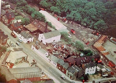 Pontypool Foundry from the air, Clarence Road,© Photo courtesy of Unknown Source