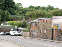 MRCC embankment, Pontypool, August 2011