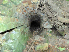 Pontypool Park upper tunnel to aqueduct, August 2011