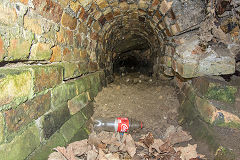 Pontypool Park upper tunnel to aqueduct, December 2017