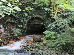 
Trosnant tramway bridge, Pontypool, August 2011