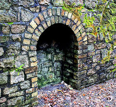 
Tramway tunnel interior, Pontypool, © Photo courtesy of Gwent Caving Club