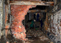 
Tramway tunnel interior, Pontypool, © Photo courtesy of Gwent Caving Club