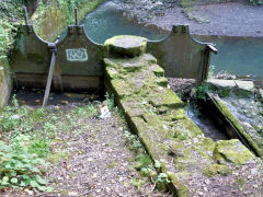 
Trosnant weir, Pontypool, August 2011