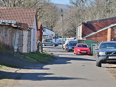 Tramway running down to Pontymoile, Pontypool,March 2025