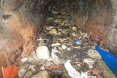 
Pontymoile reservoir overflow tunnel, December 2017