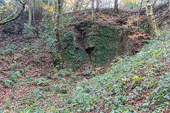 
Coch-y-North Lane Quarry, Old Furnace, November 2014