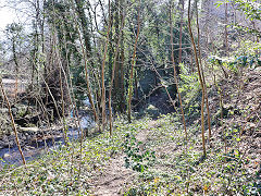 
Tramway above the tunnel near Town Bridge, Pontypool,March 2025