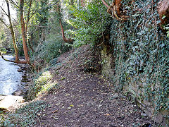 
Tramway above the tunnel near Town Bridge, Pontypool,March 2025