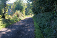 Trackbed looking towards Hafodyrynys, October 2010