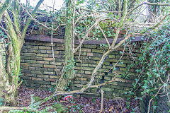 Building at the end of the Blaendare branch near the foot of the incline, February 2016
