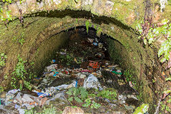Clay level interior, Cwm Lickey, February 2015