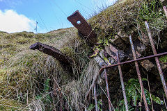 Clay level ironwork, Cwm Lickey, February 2015