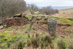 Rifle range markers hut, Cwm Lickey, February 2015